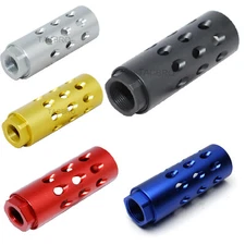 Anodized Aluminum 1/2x28 Muzzle Brake Compensator for 9MM -Color Var