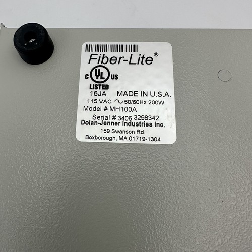 Dolan Jenner Fiber-Lite MH-100A Metal Halide Machine Vision Illuminator NEW Open - Picture 5 of 9