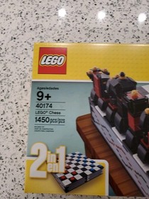 LEGO 2 In 1 Chess Set 40174 Brand New Factory Sealed 9+ 1450pcs