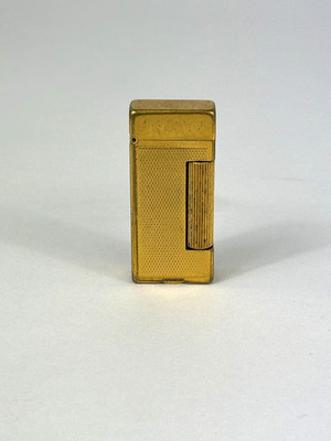 Altes Feuerzeug Alfred Dunhill London Lighter Briquet Switzerland Rollergas