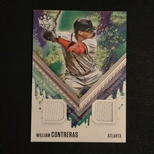 2021 Panini Diamond Kings - Dk Materials William Contreras #DKM-WI (MEM, RC)
