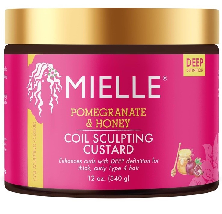 Mielle Organics Pomegranate Honey Curling Custard For Defined Curls 12 oz