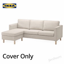 Copridivano Ikea Parup per chaise longue divano 3 posti, Gunnared beige sigillato 204.939.92