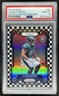 2023 Panini Prizm Jalen Carter RC Black and White Checker #381 Eagles PSA 10