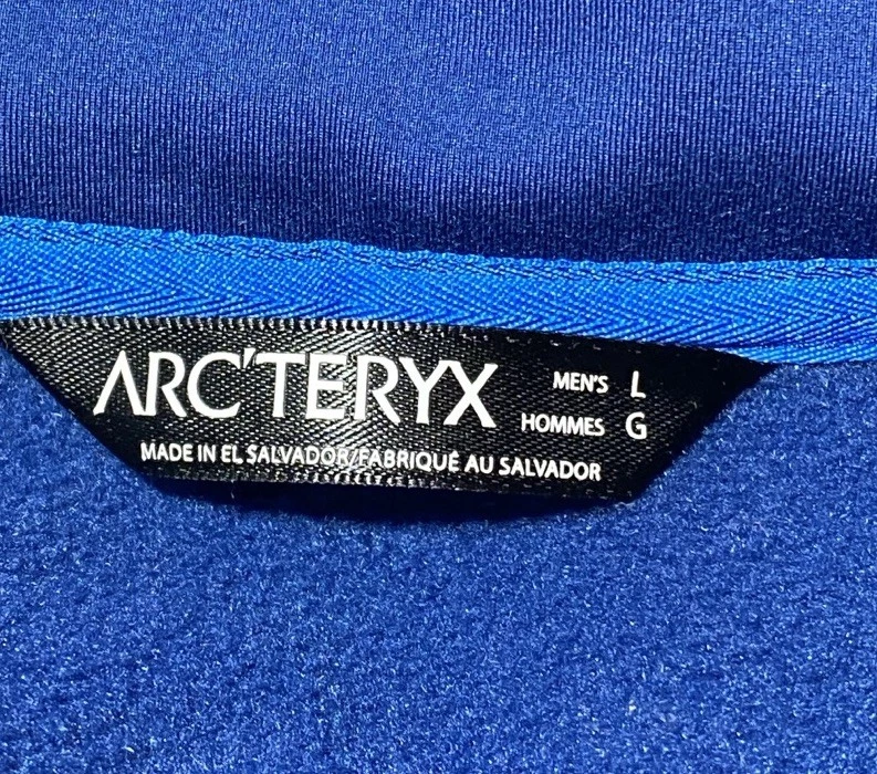Arcteryx Mens Kyanite Jacket Fleece Full Zip Royal Blue Pockets Stretch Large - Image 4 of 4