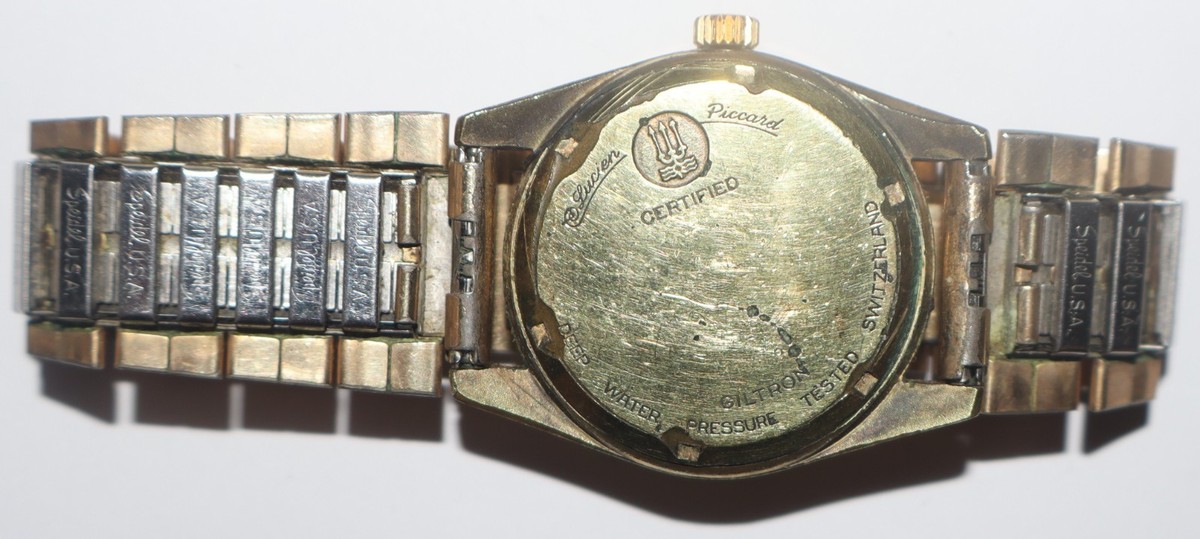 Men's Vintage Lucien Piccard Seashark 36000 Automatic Wristwatch