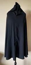 Women black hijab khimar Long Headscarf / Cape-like Veil size small