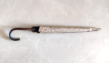 Antique Wooden Handle Clothed Unused Umbrella Paper Packed Old Collectible CL265