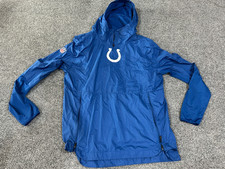 Indianapolis Colts jacket mens Large Nike on field player issued Rock Ya-sin #34