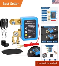 Kill Switch 12V 240A Remote Battery Disconnect Switch Automatic Power Shut Of...