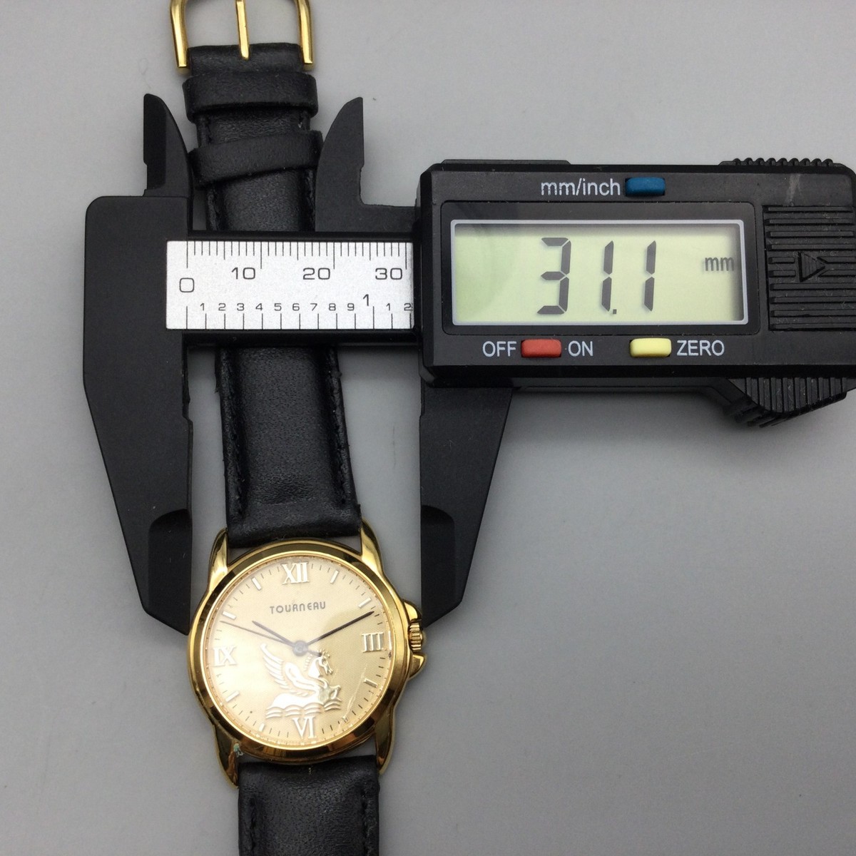 Limited Edition Tourneau Pegasus Watch Women 31mm Gold Tone 