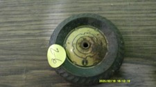 vintage marx willy jeep one tin yellow wheel spot rust for parts
