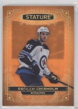 2022-23 Upper Deck Stature Rookies Orange /45 Declan Chisholm #189 av1
