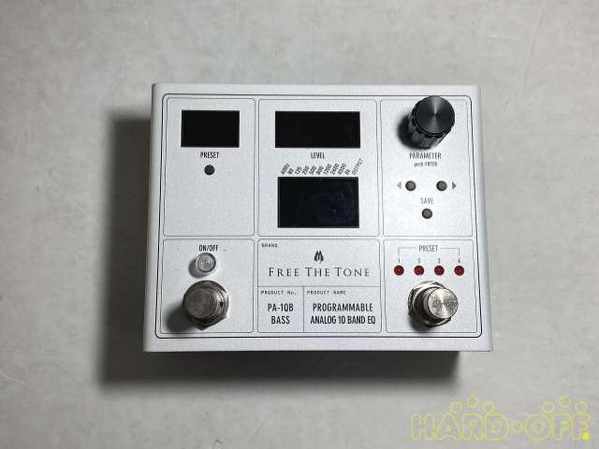 【tete】FREE THE TONE PA-1QB 10BAND EQ Free The Tone PA-1QB Programmable Analog 10 Band EQ Pedal