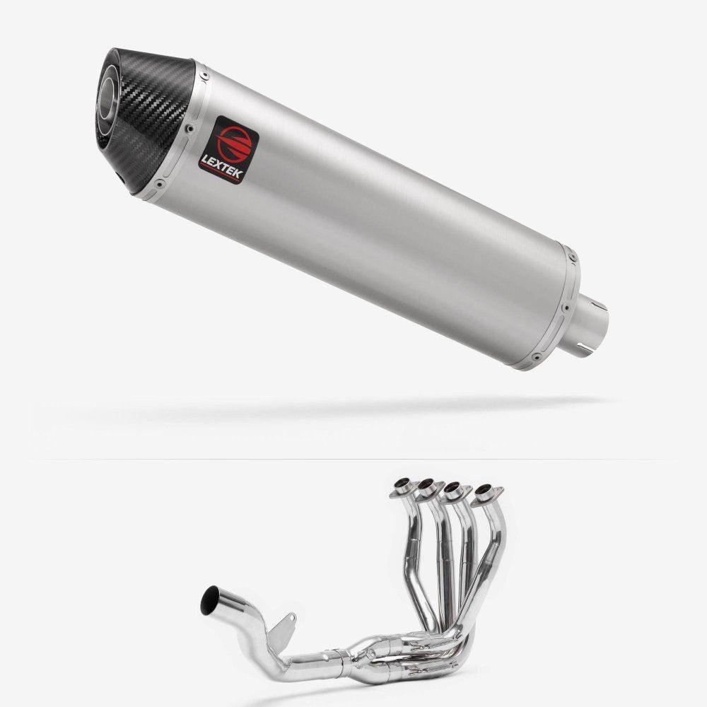 Lextek RP1 Exhaust System 400mm Single Sided for Kawasaki Z1000SX 10-19