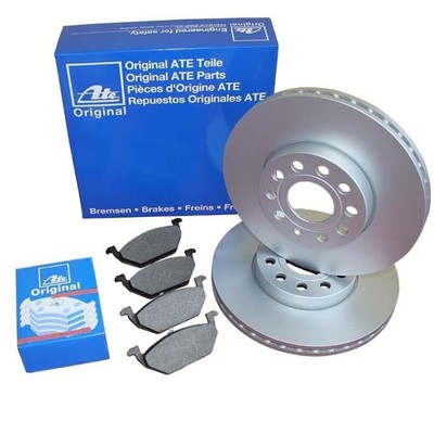 ATE Bremsscheiben 296 mm + Beläge vorne für Nissan Juke Pulsar