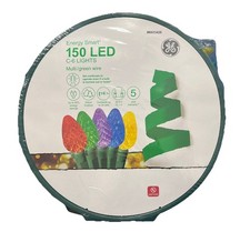 GE Energy Smart 150 C6 Multicolor Faceted Lights on Reel New