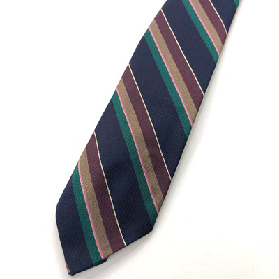 Robert Talbott Best of Class 100% Silk Neck Tie Men s Striped Vintage VTG 55''