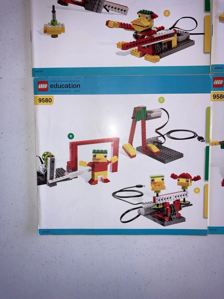 Lego 9580 Educación WeDo Instrucción Manual de Construcción 4 Piezas Foto 4 de 4