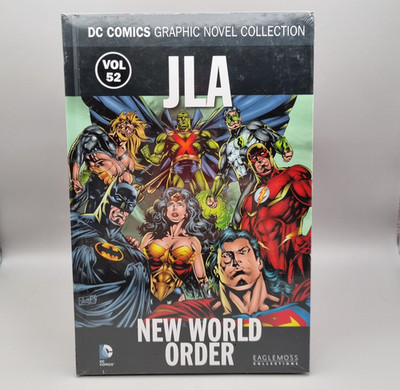 JLA New World Order DC Comics Hardcover Eagle Moss Graphic Novel Book New Sealed