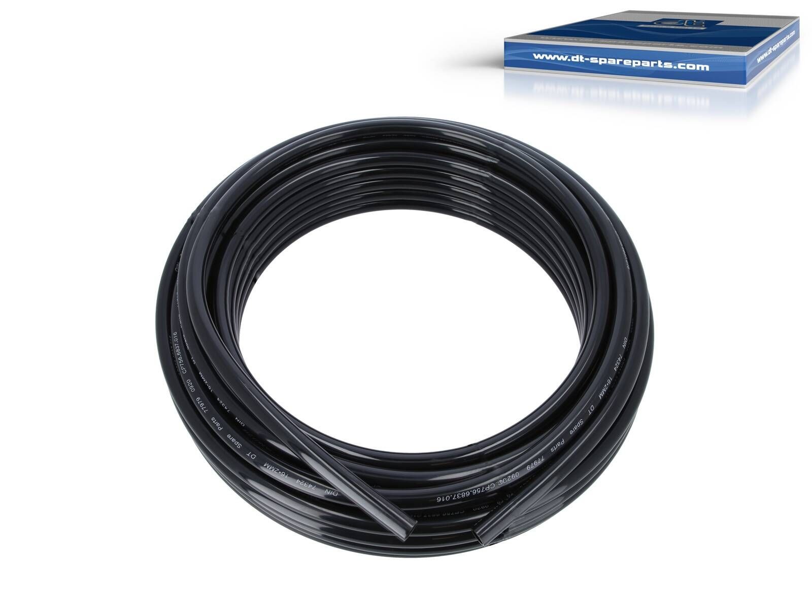 Tube polyamide DT Spare Parts flexible noir 12 mm anti-vibration