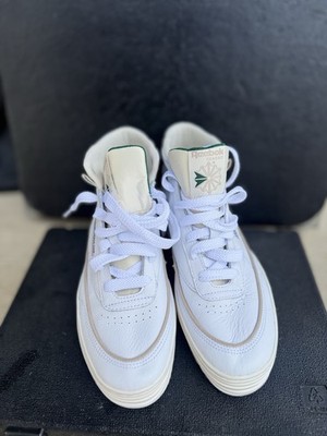 Reebok Classic White/Green Leather Low Top Lace-Up Men s 100048012