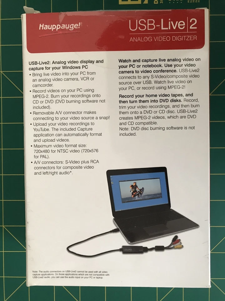 Hauppauge USB-Live2 Analog Video Digitizer - Image 2 of 4