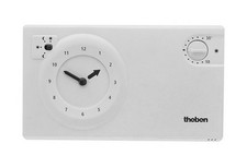 Theben Uhrenthermostat analog 230V 6A weiß Tag/Woche 10-30°C 1,2K - RAMSES722