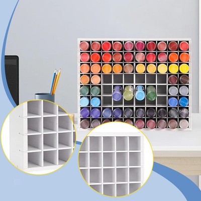 Basteln Farbe Aufbewahrung Organizer 80 Gitter Praktisch Platzsparend Kunstwerk Zubehör
