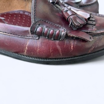 Vintage GH Bass Men\'s Kiltie Tassel Loafers Walnut Brown  10 N Preppy Academic Vintage GH Bass Men main image 4