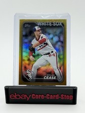 Dylan Cease 2024 Topps 40 Gold Foil Chicago White Sox Baseball Card