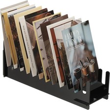 PATIKIL 1Pack 12-Tier Clear Greeting Card Display Stand, Acrylic Sticker Displa