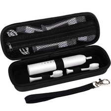Hooqict Electric Toothbrush Travel Case for 8.97 x 3.5 x 2.95 inches, Black