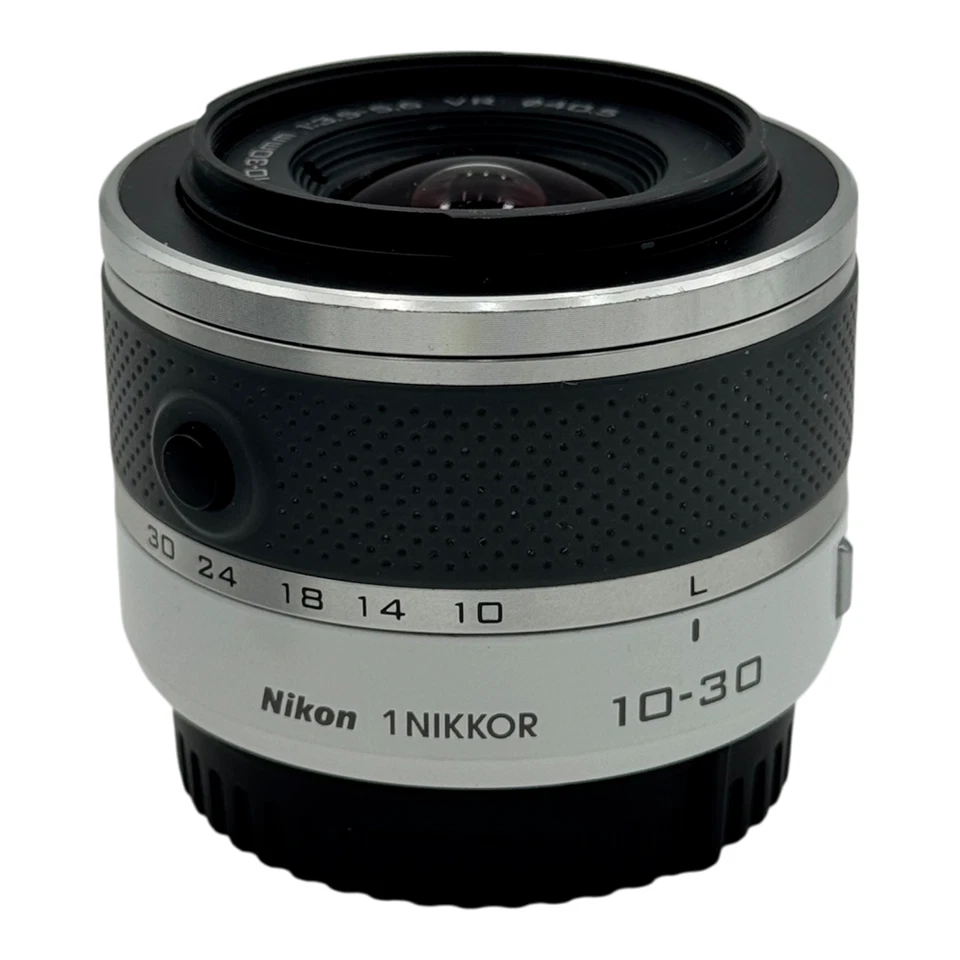 Nikon 1 VR 10-30mm 3.5-5.6 Objektiv 1-Mount Weiss Sehr gut Zoomobjektiv - Bild 2 von 4