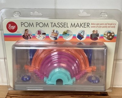 Boye Pom Pom Tassel Maker Kit 11 Various Sizes Craft Pom Pom Tool