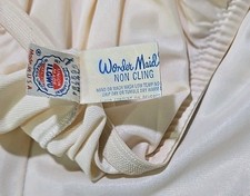 Wonder Maid Half Slip Vintage Buttercream Yellow Waist 26"-32" Length 27"