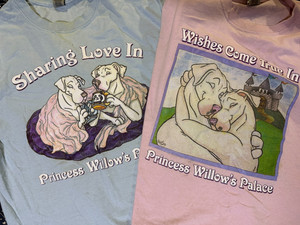 lovable White Great Danes Dogs Rachel Cawley t shirts Princess Willow's Palace