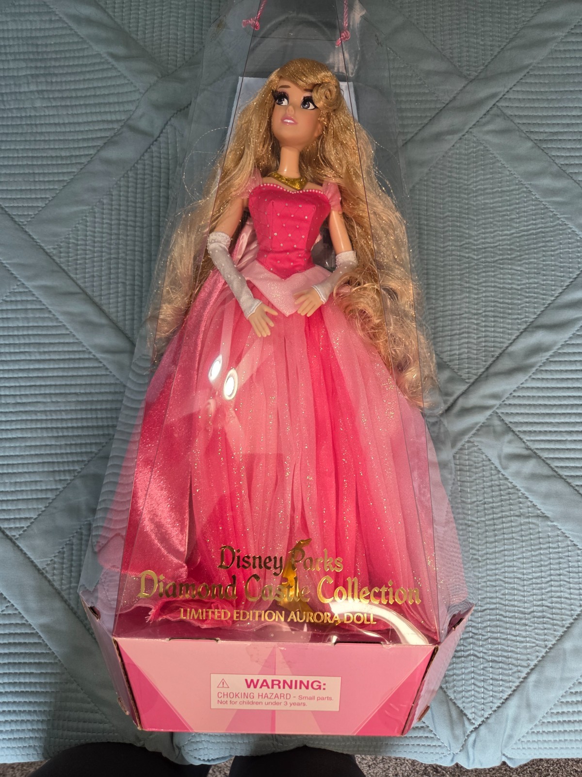 Disney Limited 17" Doll Sleeping Beauty Aurora Pink Diamond 