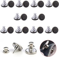 10 StüCk JeansknöPfe 17Mm Bronze Ohne NäHen DIY Hosenknopf Stecken
