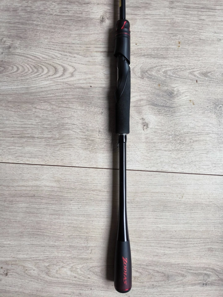Shimano Zodias UL Ultra Light Spinning Rod 80UL 2.44m 1.5-7g Solid Tip Spoon! - Image 2 of 4