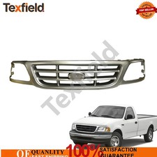 Painted Silver Grille Fits For 1999-2004 Ford F-150 F-150 Heritage