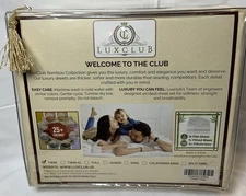 LuxClub Twin Size Bamboo Sheet Set Pale Yellow Fitted, Flat Sheet, 4 Pillow Case