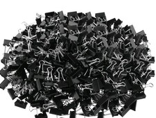 300x Binder Clips Assorted Sizes Paper Clamps for Paperwork Office Supplies Bulk