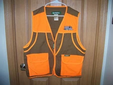 Remington Hunting Safety Blaze Orange/Brown Zip Front Vest XL