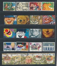 D458884 Great Britain Nice selection of VFU Used stamps