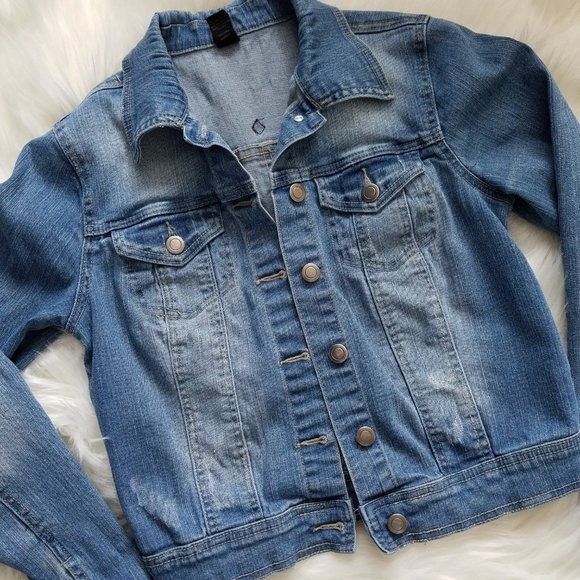 Prana Distressed Denim Jacket Size XS image 7