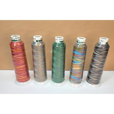 Madeira AeroQuilt Variegated Thread 3000yd Spools Set of 5 Polyester 40wt