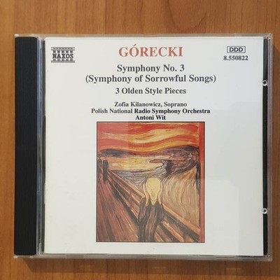 ANTONI WIT gorecki symphony no 3 EX/EX (CD Album, Klassik, Naxos)