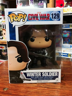 Captain America Civil War Winter Soldier Pop Vinyl Figure 129