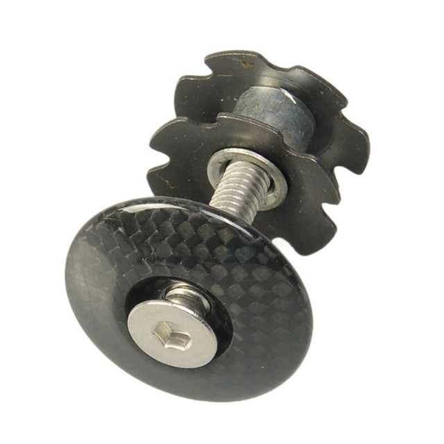 Bicycle Cycling Headset Stem Top Cap & Screw Star Nut For Mountain Bike